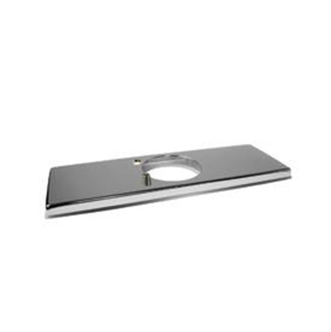 Delta Commercial - Commercial Instit Parts: 4'' Rectangular Plate Assembly Chrome - Chrome