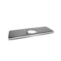 Delta Commercial - Commercial Instit Parts: 4'' Rectangular Plate Assembly Chrome - Chrome