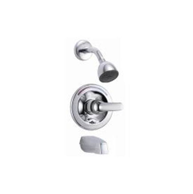 Delta Commercial - Commercial HDF: Monitor 13 Series Tub and Shower Trim - Push Button Diverter - Chrome