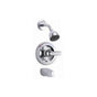 Delta Commercial - Commercial HDF: Monitor 13 Series Tub and Shower Trim - Push Button Diverter - Chrome