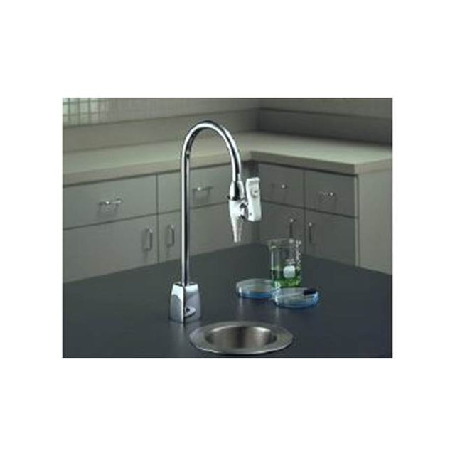 Delta Commercial - Commercial W66 Series Single Handle Water: Deck Mount Pure Water Faucet with Gooseneck Spout - Chrome