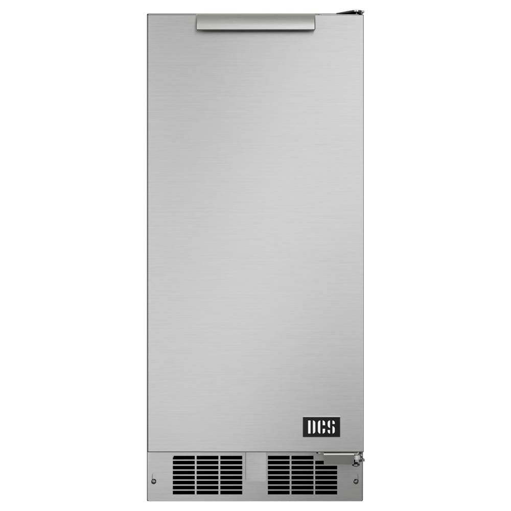 DCS - 15'' Ice Machine - LEFT HINGE - Stainless Steel