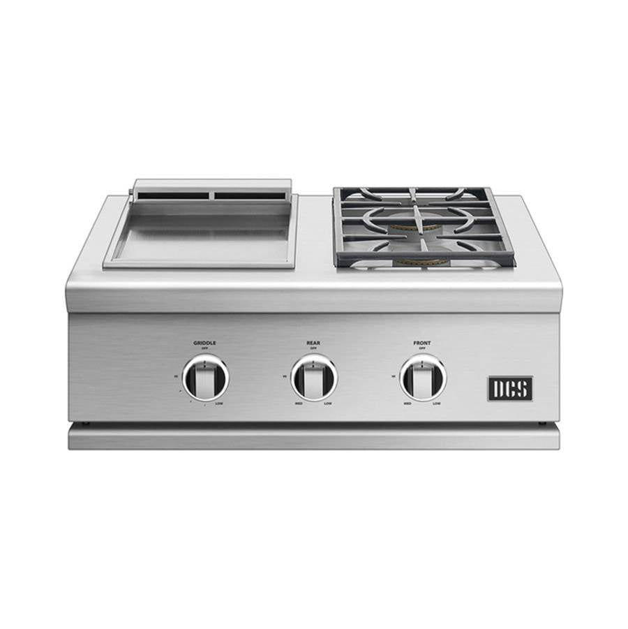 DCS - Series 9 Double Side Burner and Griddle LPG 30'' - Stainless Steel