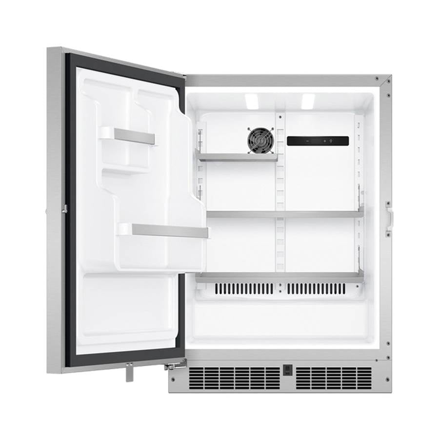 DCS - Outdoor Refrigerator Left Hinge 24'' - Stainless Steel