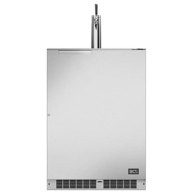 DCS - Keg and Beer Dispenser Single Tap Right Hinge 24'' - Stainless Steel