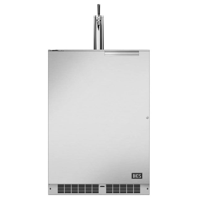 DCS - Keg and Beer Dispenser Single Tap Left Hinge 24'' - Stainless Steel