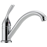 Delta Faucet - 134 / 100 / 300 / 400 Series Single Handle Kitchen Faucet - Chrome
