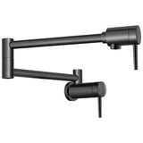 Delta Faucet - Other Contemporary Wall Mount Pot Filler - Matte Black