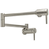 Delta Faucet - Other Contemporary Wall Mount Pot Filler - Stainless