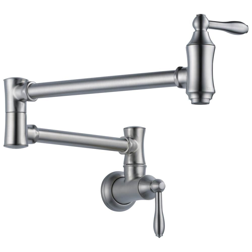 Delta Faucet - Other Traditional Wall Mount Pot Filler - Arctic Stainless