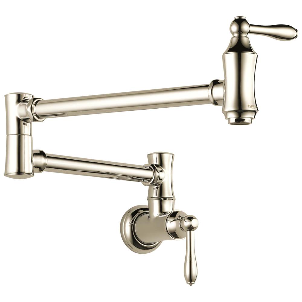 Delta Faucet - Other Traditional Wall Mount Pot Filler - Polished Nickel