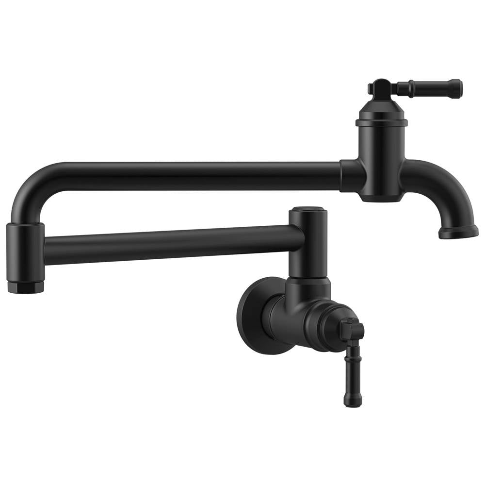 Delta Faucet - BroderickE Wall Mount Pot Filler - Matte Black