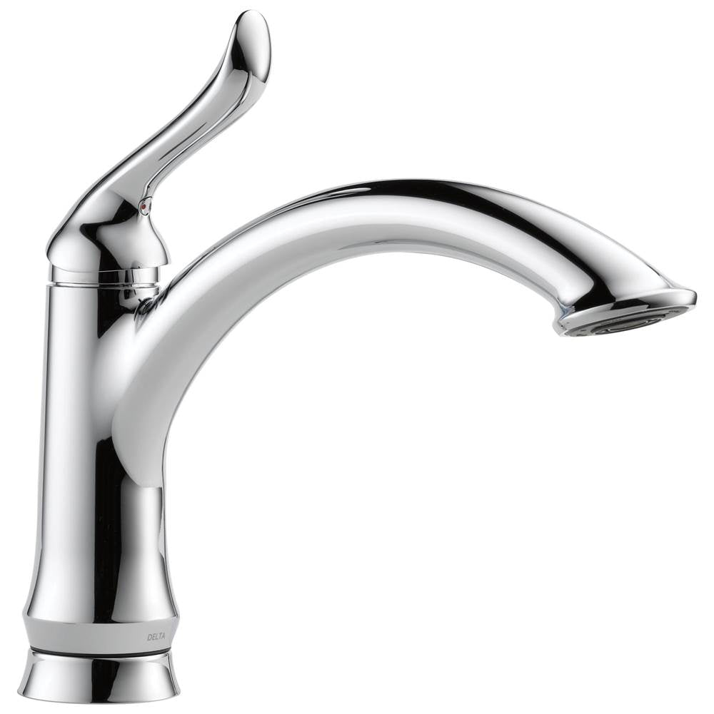 Delta Faucet - LindenE Single Handle Kitchen Faucet - Chrome