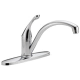 Delta Faucet - CollinsE Single Handle Kitchen Faucet - Chrome