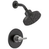 Delta Faucet - NicoliE Monitor 14 Series H2Okinetic Shower - Black With Chrome