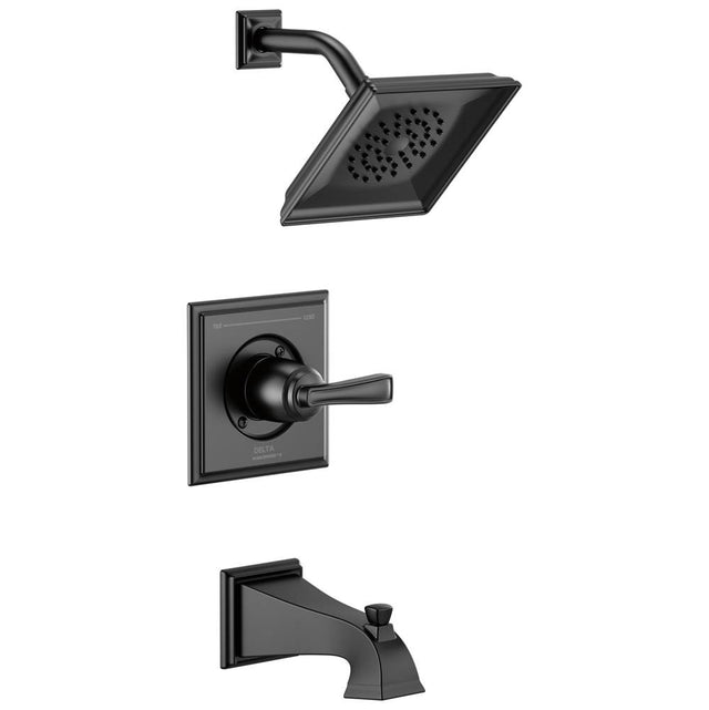 Delta Faucet - LakewoodE Monitor Tub and Shower - Matte Black