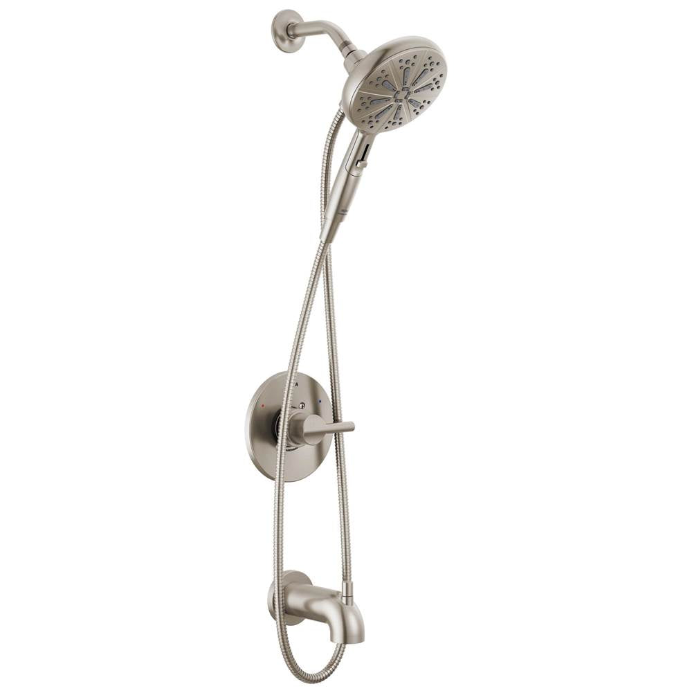 Delta Faucet - NicoliE Monitor 14 Series Tub and Shower with SureDock Hand Shower - Stainless