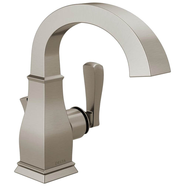 Delta Faucet - LakewoodE Single Handle Bathroom Faucet - Spotshield Brushed Nickel