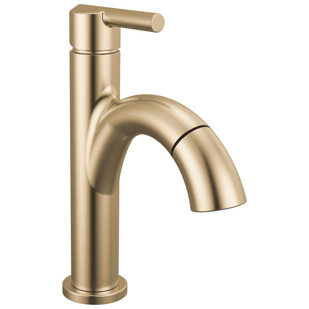 Delta Faucet - NicoliE Single Handle Pull-Down Bathroom Faucet - Champagne Bronze