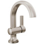 Delta Faucet - AlbionE Single Handle Bathroom Faucet - Spotshield Brushed Nickel