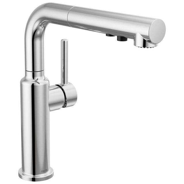 Delta Faucet - DaneriE Single Handle Pull-Out Kitchen Faucet - Chrome