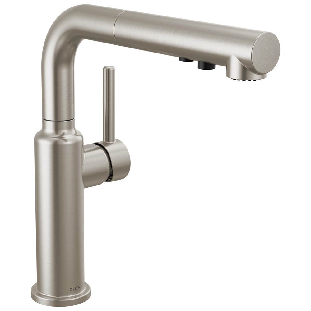 Delta Faucet - DaneriE Single Handle Pull-Out Kitchen Faucet - Stainless