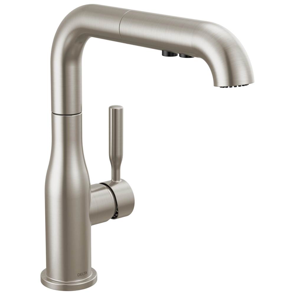 Delta Faucet - AlmariE Single Handle Pull-Out Kitchen Faucet - Stainless