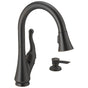 Delta Faucet - TalbottE Single Handle Pull-Down Kitchen Faucet with Soap Dispenser - Venetian Bronze