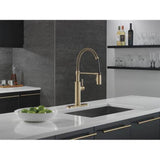 AntoniE Single-Handle Pull-Down Spring Kitchen Faucet