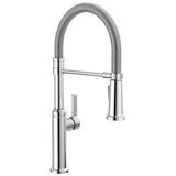 Delta Faucet - RhettE Pro Single Handle Pull-Down Kitchen Faucet With Spring Spout - Chrome