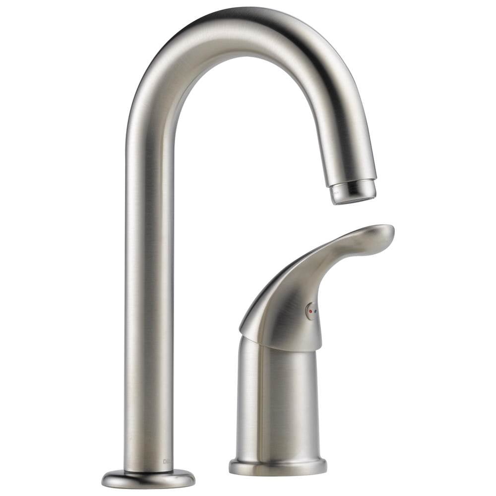 Delta Faucet - 134 / 100 / 300 / 400 Series Single Handle Bar / Prep Faucet - Stainless