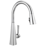 Delta Faucet - LentaE Single-Handle Pull-Down Kitchen Faucet - Chrome