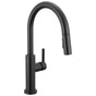 Delta Faucet - NicoliE Single Handle Pull-Down Kitchen Faucet - Matte Black