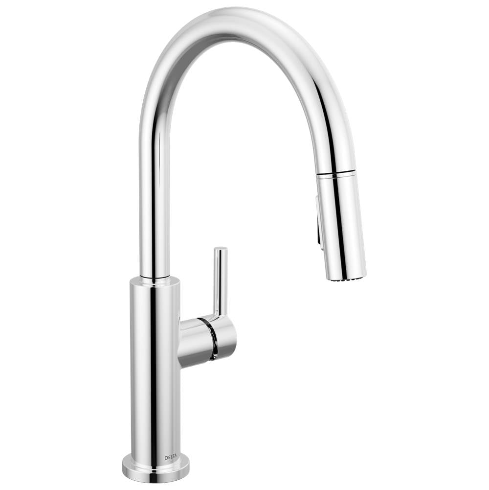 Delta Faucet - NicoliE Single Handle Pull-Down Kitchen Faucet - Chrome