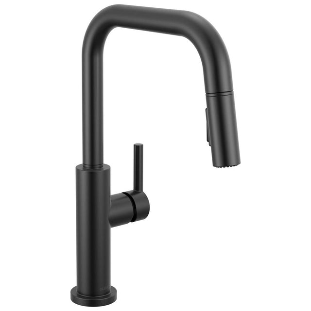 Delta Faucet - NicoliE Single Handle Pull-Down Kitchen Faucet - Matte Black