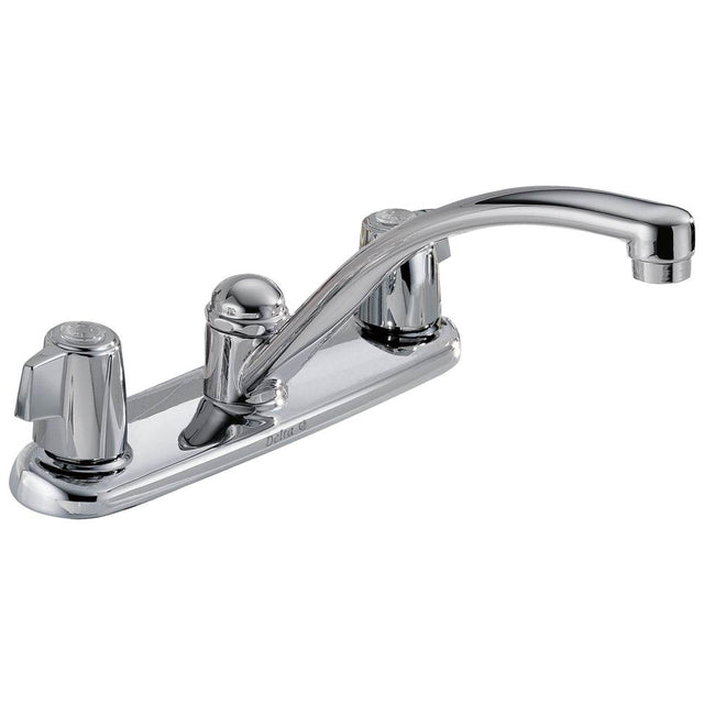Delta Faucet - 2100 / 2400 Series Two Handle Kitchen Faucet - Chrome