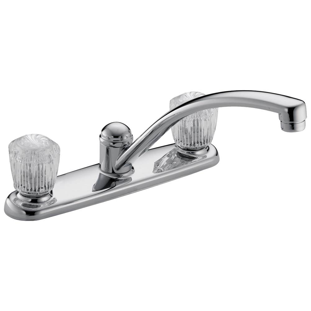 Delta Faucet - 2100 / 2400 Series Two Handle Kitchen Faucet - Chrome