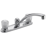 Delta Faucet - 2100 / 2400 Series Two Handle Kitchen Faucet - Chrome