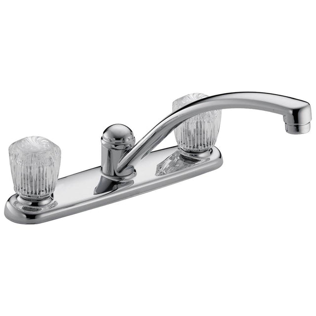 Delta Faucet - 2100 / 2400 Series Two Handle Kitchen Faucet - Chrome
