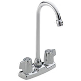 Delta Faucet - Classic Two Handle Bar / Prep Faucet - Chrome