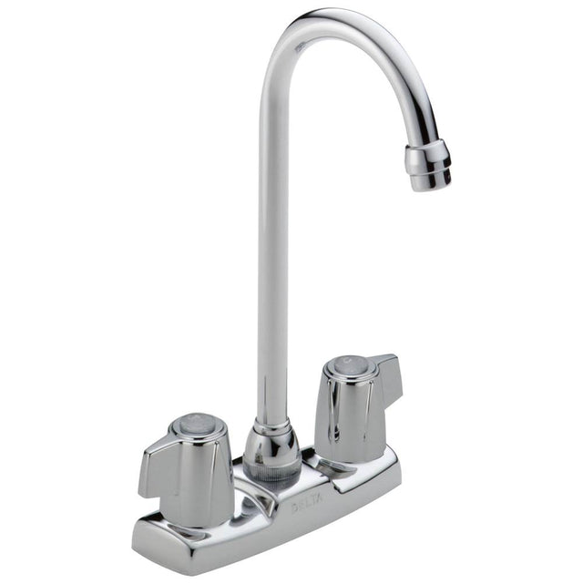 Delta Faucet - Classic Two Handle Bar / Prep Faucet - Chrome