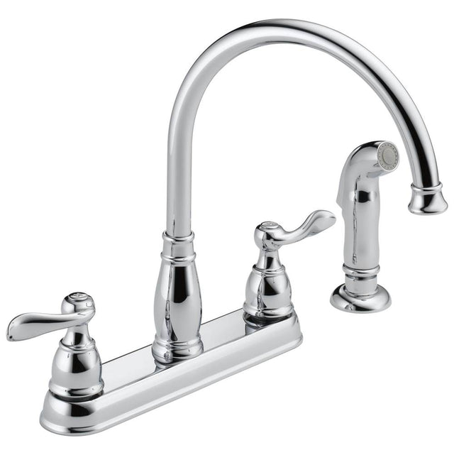 Delta Faucet - Windemere Two Handle Kitchen Faucet - Chrome