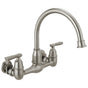 Delta Faucet - Corin Two Handle Wall Mounted Kitchen Faucet - Stainless