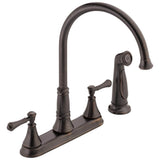 Delta Faucet - CassidyE Two Handle Kitchen Faucet with Spray - Venetian Bronze