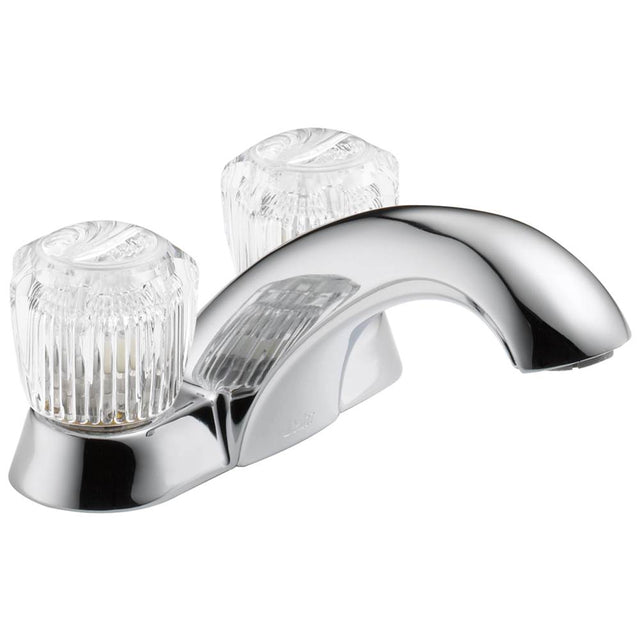 Delta Faucet - Classic Two Handle Centerset Bathroom Faucet - Chrome
