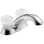 Delta Faucet - Classic Two Handle Centerset Bathroom Faucet - Chrome