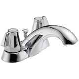 Delta Faucet - Classic Two Handle Centerset Bathroom Faucet - Chrome