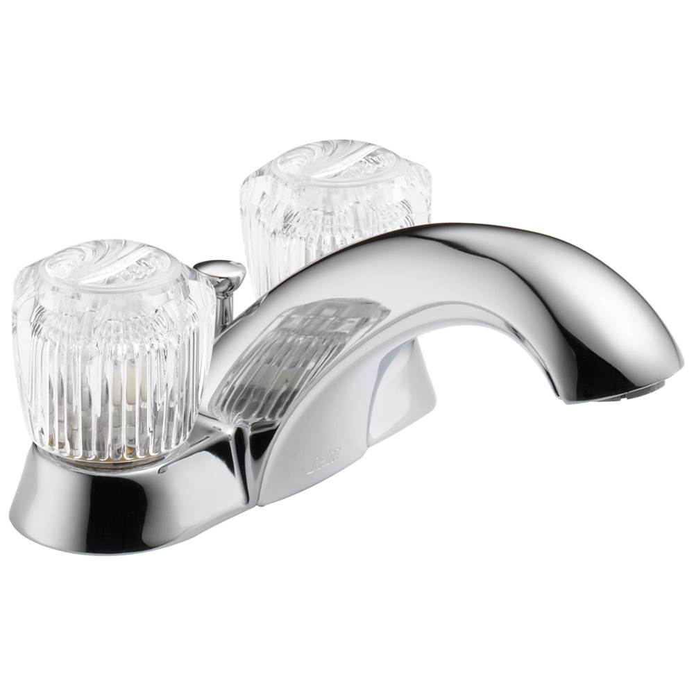 Delta Faucet - Classic Two Handle Centerset Bathroom Faucet - Chrome
