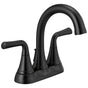 Delta Faucet - KayraE Two Handle Centerset Bathroom Faucet - Matte Black