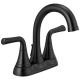 Delta Faucet - KayraE Two Handle Tract-Pack Centerset Bathroom Faucet - Matte Black